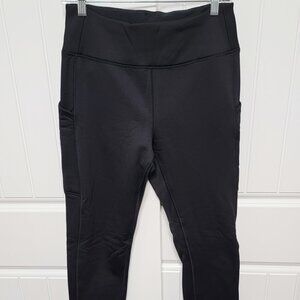 Old Navy Womens Size Medium TALL Ultra Coze Go Dry High Rise Fleece Leggings EUC